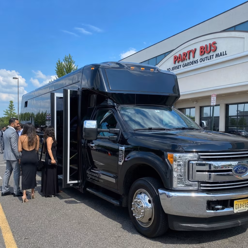 Party Bus to Jersey Gardens Outlet Mall