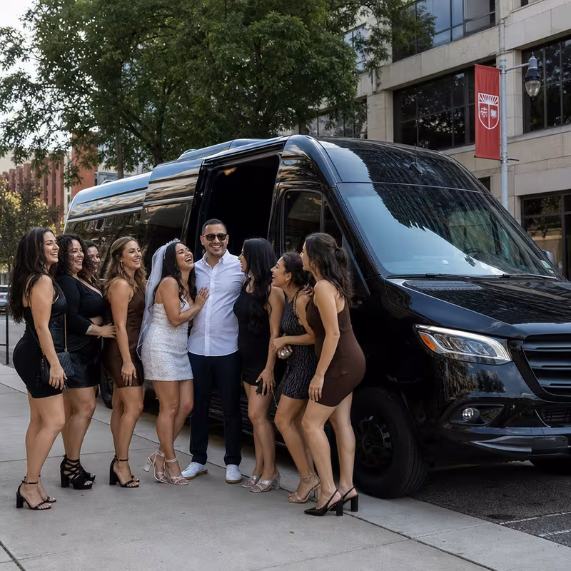 New Brunswick Bachelor & Bachelorette Transportation fleet vehicle