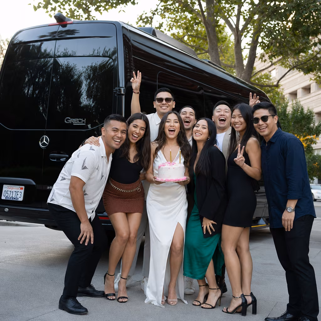 Birthday party bus