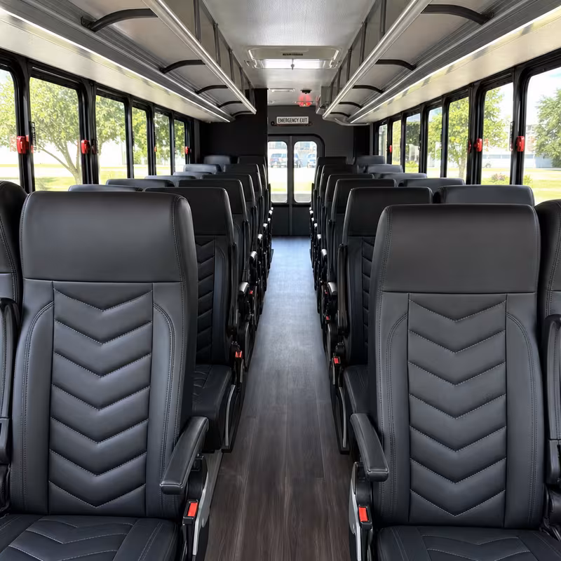 15-35 Passenger Minibus Interior