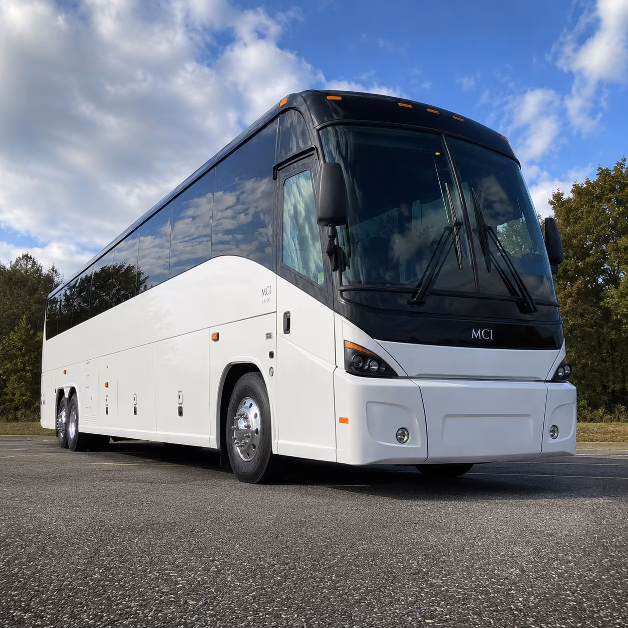 New Brunswick Airport Shuttle & Transportation party bus exterior