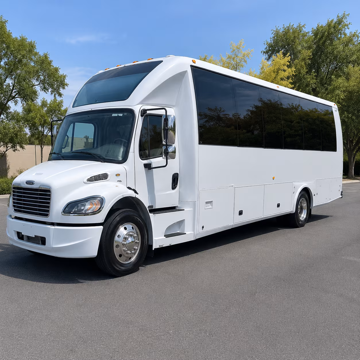 New Brunswick Birthday, Sweet 16, & Quinceañera Transportation party bus exterior