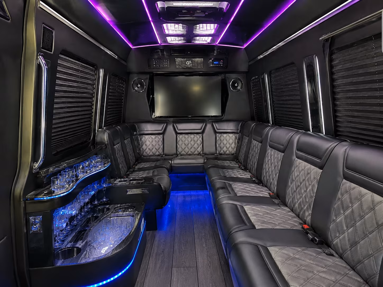 New Brunswick Corporate Transportation party bus exterior