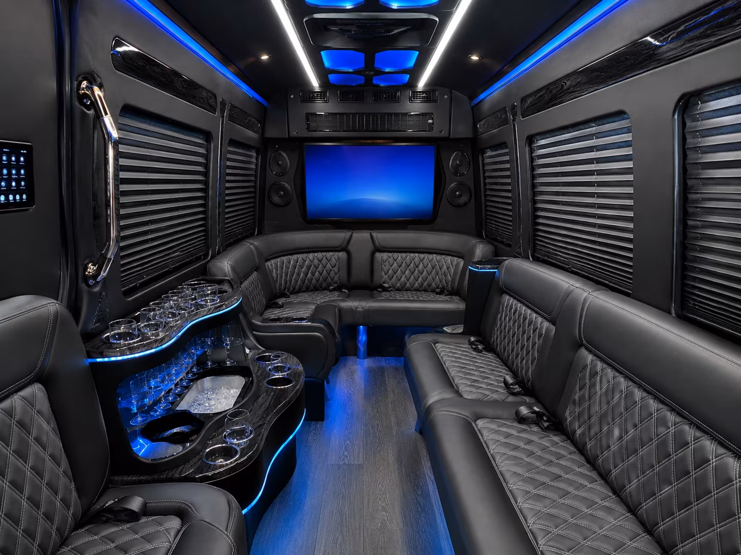 New Brunswick Corporate Transportation party bus exterior