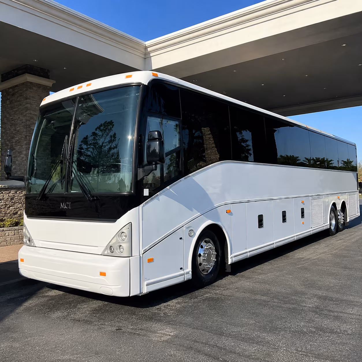 New Brunswick Corporate Transportation party bus exterior