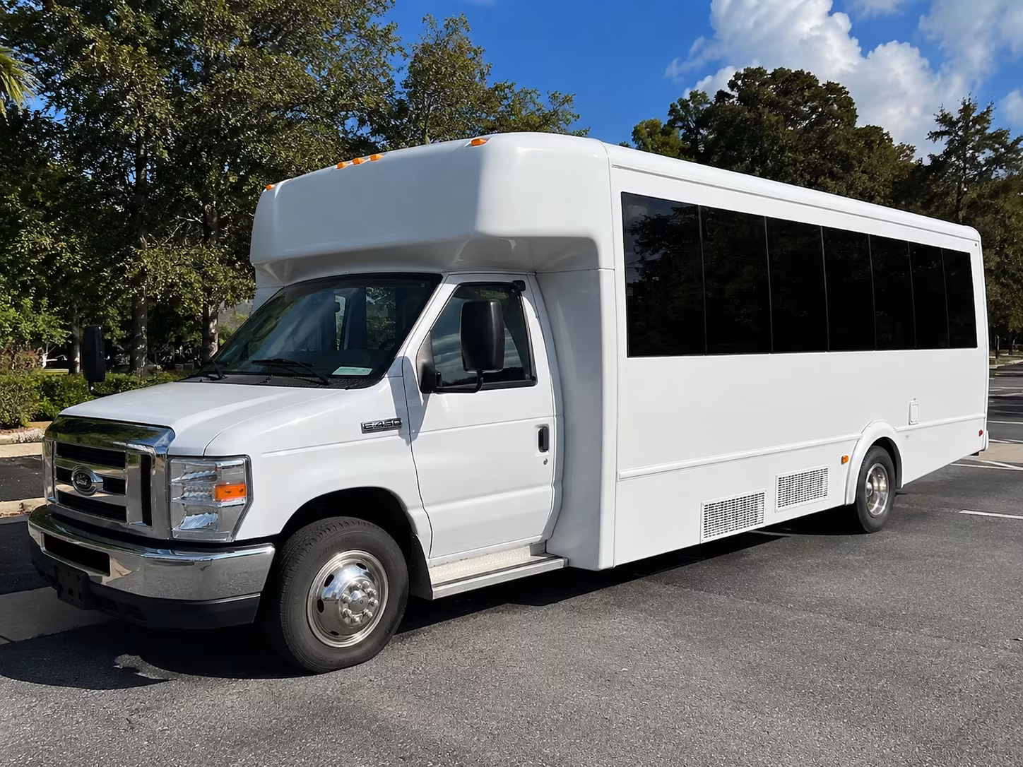 New Brunswick Private Event Transportation party bus exterior