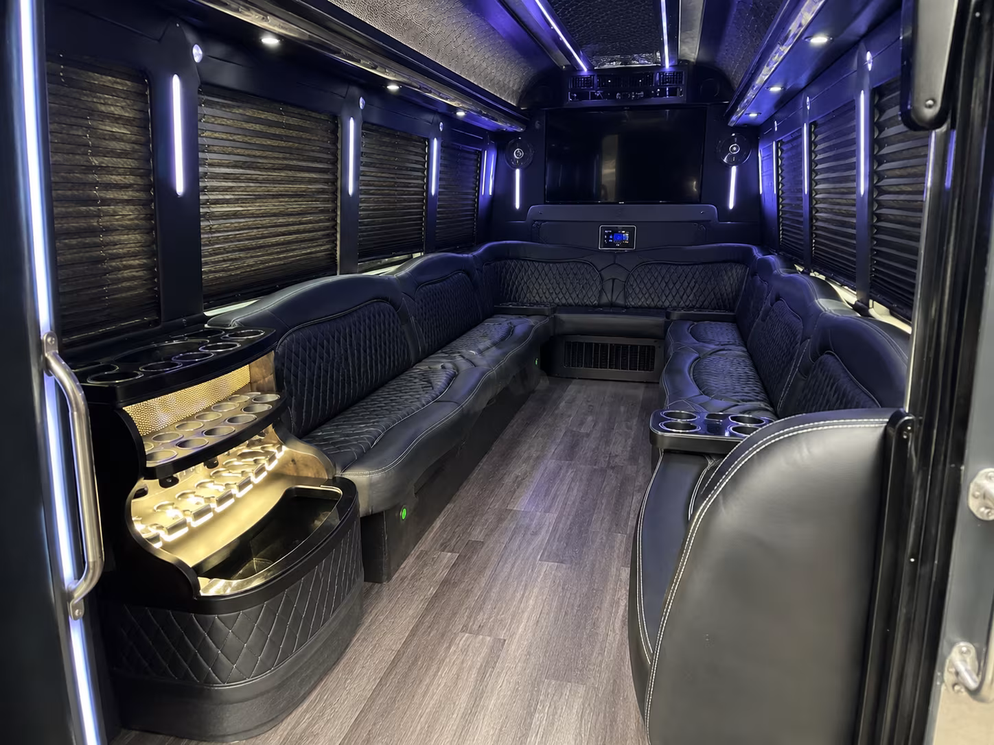 New Brunswick Prom & Homecoming Transportation party bus exterior