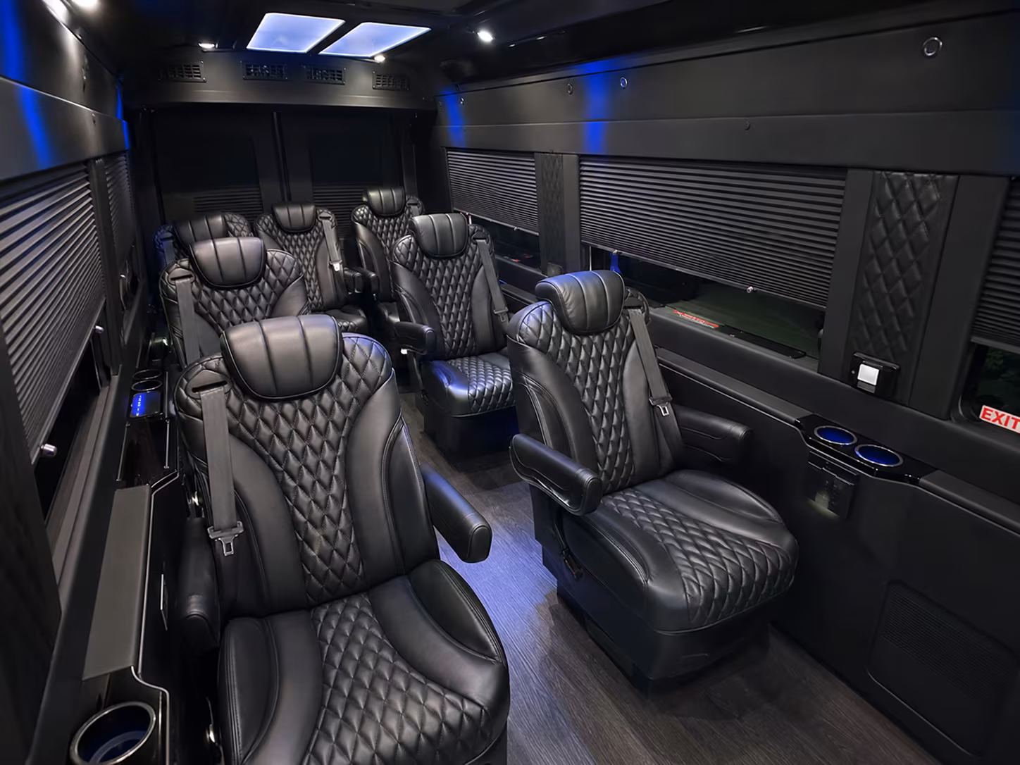 New Brunswick School Event Transportation party bus exterior