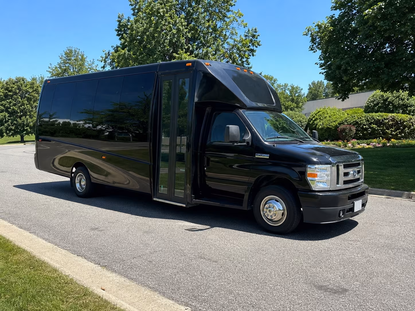 New Brunswick Sporting Event Transportation party bus exterior