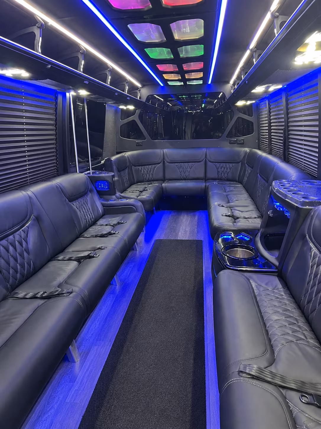 New Brunswick Sporting Event Transportation party bus exterior