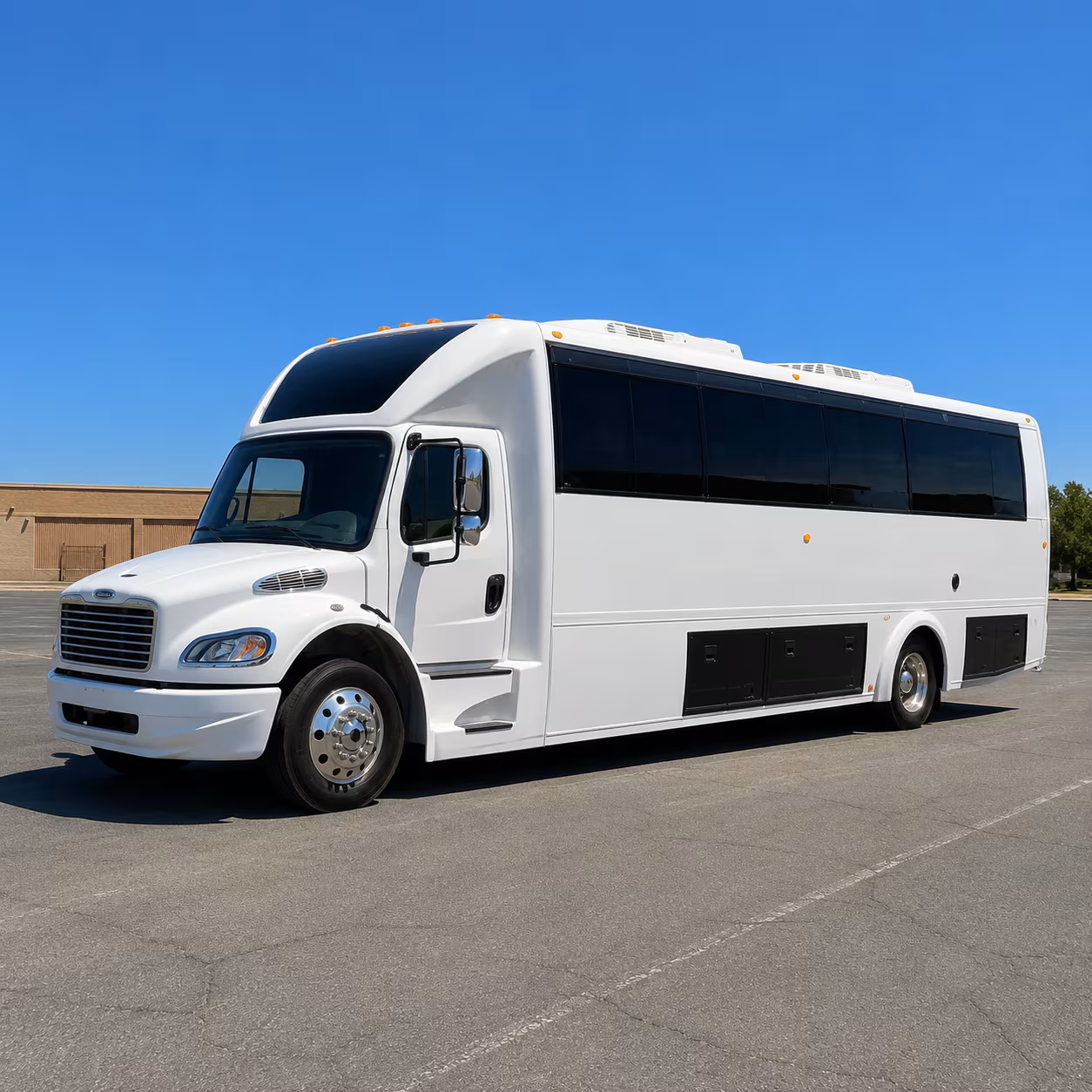 New Brunswick Sporting Event Transportation party bus exterior