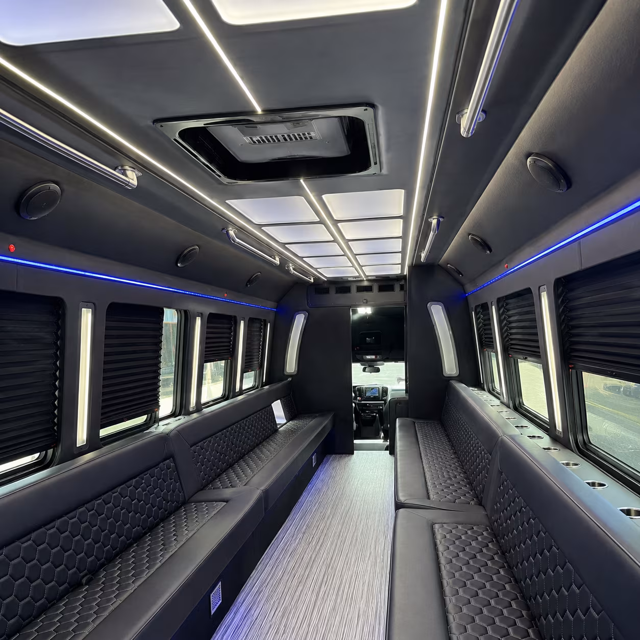 New Brunswick Wedding Transportation party bus exterior