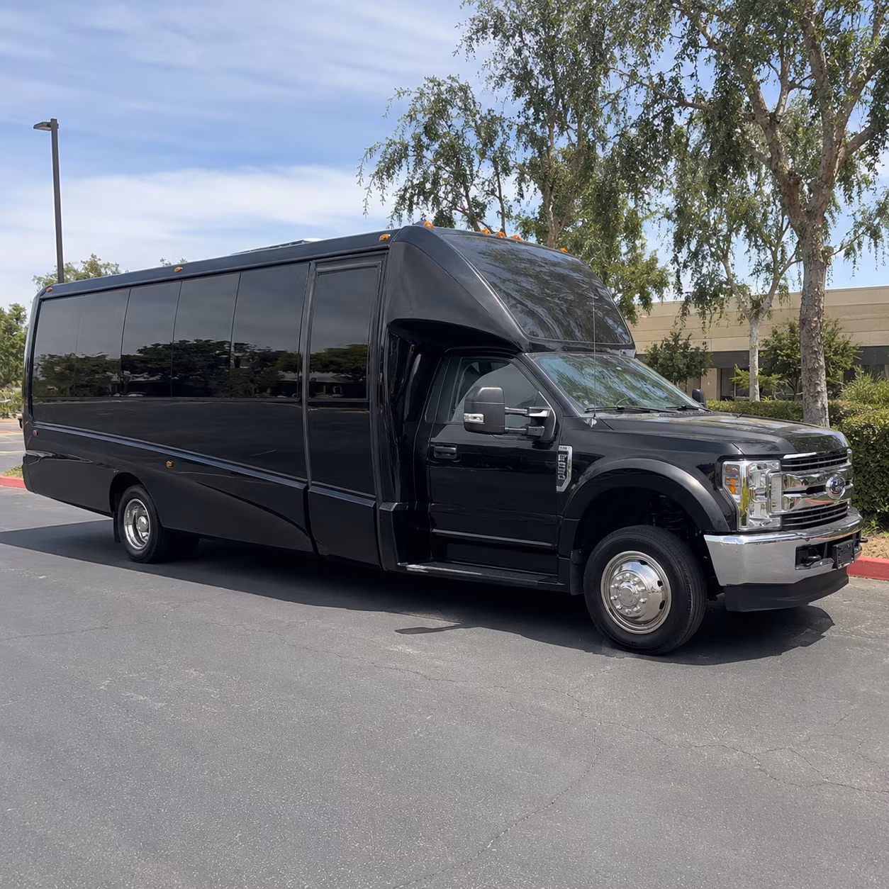 New Brunswick Wedding Transportation party bus exterior