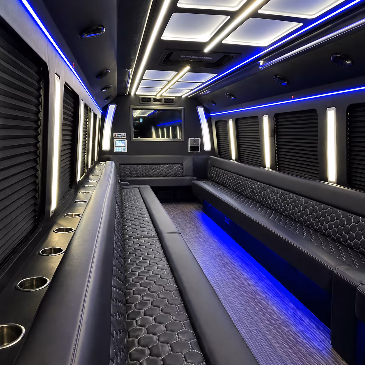 New Brunswick Wedding Transportation onboard seating