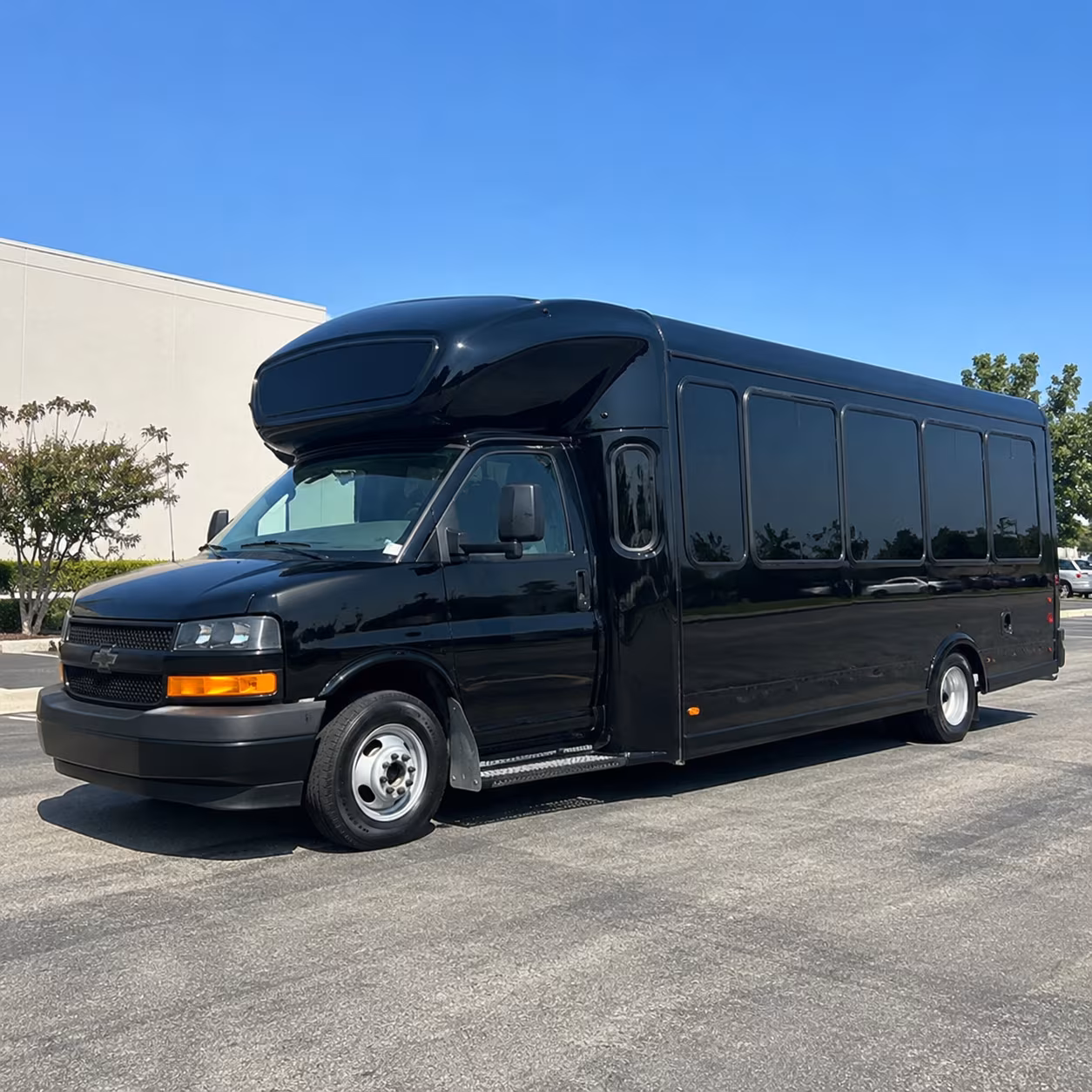 New Brunswick Wedding Transportation party bus exterior
