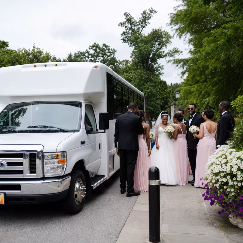 New Brunswick Wedding Transportation fleet vehicle